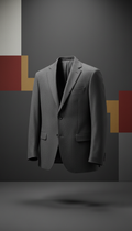 Graphite Wool Tailored Blazer