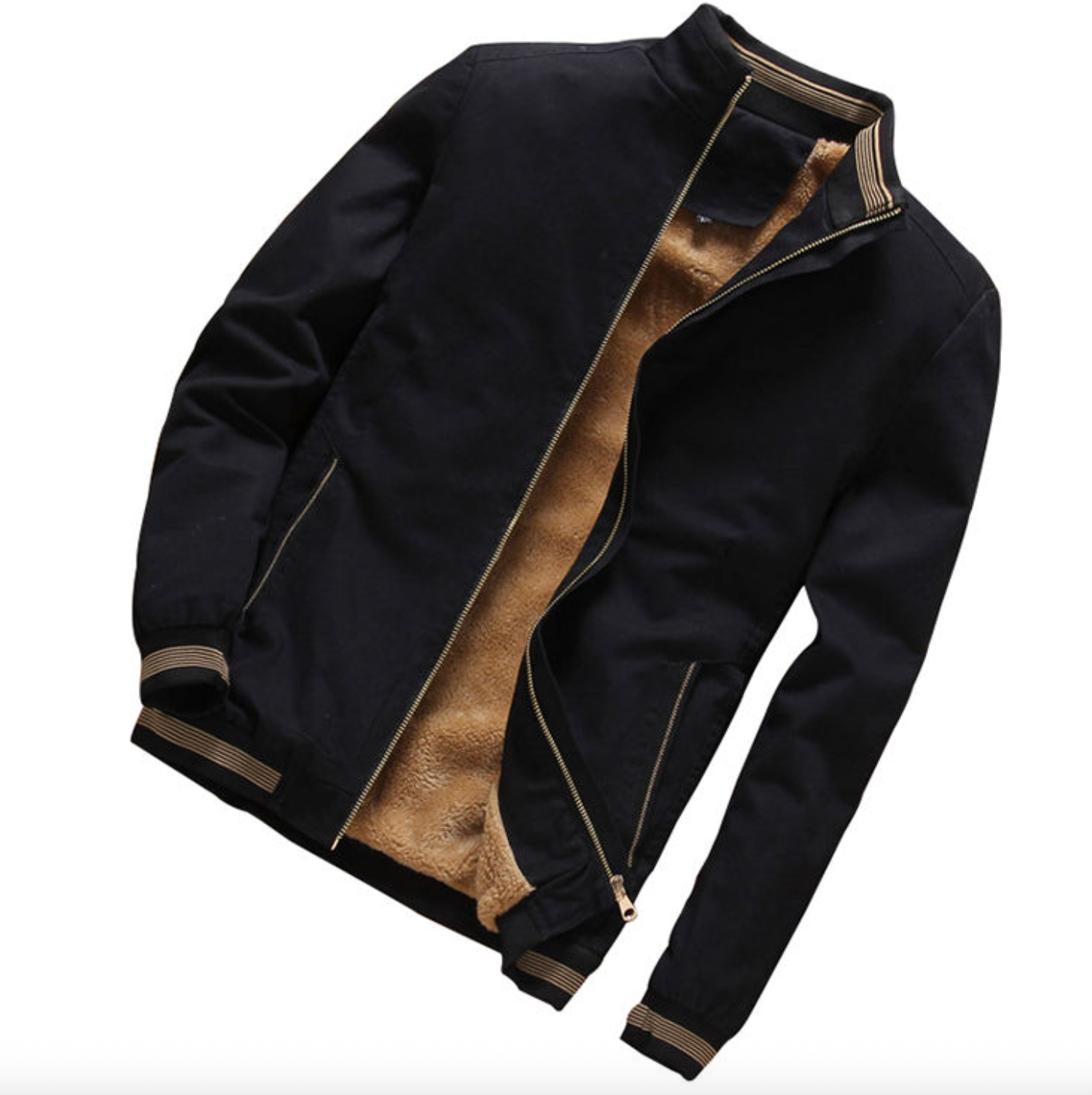 Men's Slim-Fit Cotton Bomber Jacket