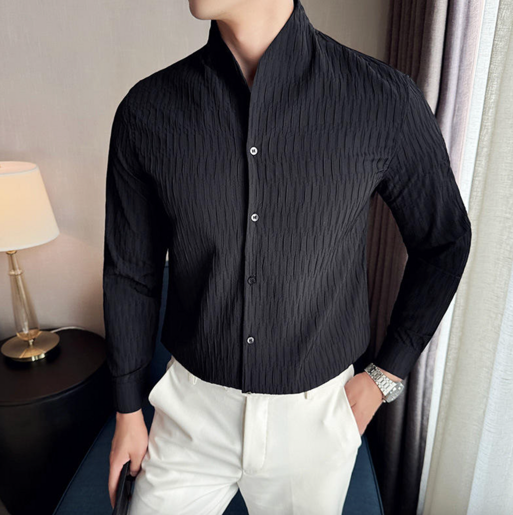 Men's Casual Stand-Collar