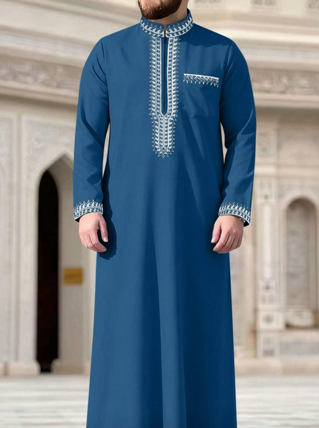Men's Plain Arab Saudi Traditional Thobe
