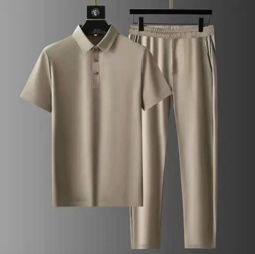 Men's Short-Sleeve Shirt & Shorts Set